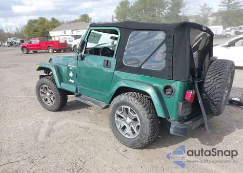 2001 Jeep Wrangler Sahara from USA, damaged, VIN 1J4FA59S61P341186